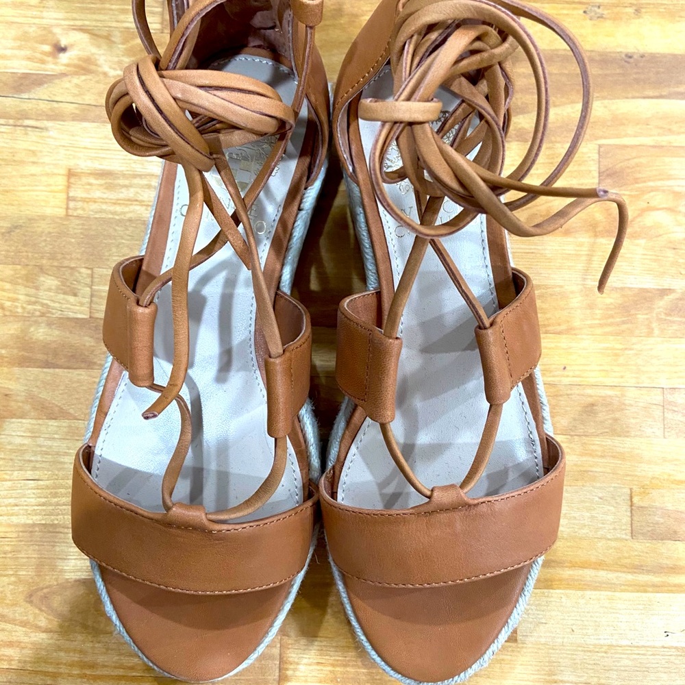 Vince Camuto Lace up Wedges